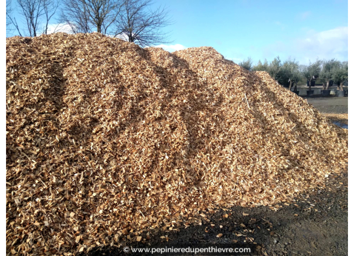 90m³ de paillage peuplier !